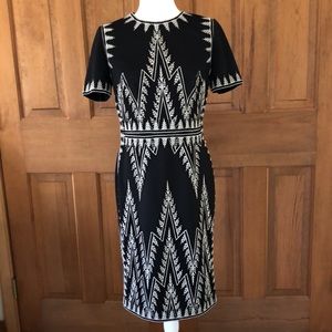 Tadashi Shoji scuba style dress SZ 6